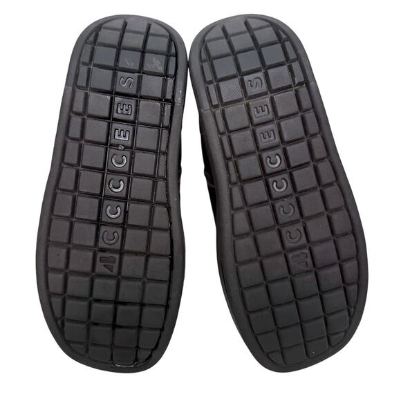 4ccccees Open Toe Mess Short Chunky Platform Wedge Boot black size EU 9 US 8.5 - Picture 7 of 8